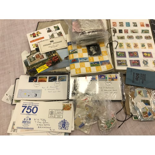 645 - MISC. STAMPS, WORLD SELECTION ON HINGES, A SORTERS LOT ETC