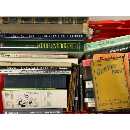 314 - TRAY OF ASSORTED VINTAGE BOOKS