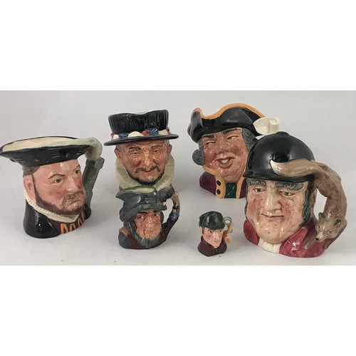 1719 - COLLECTION OF ROYAL DOULTON CHARACTER JUGS