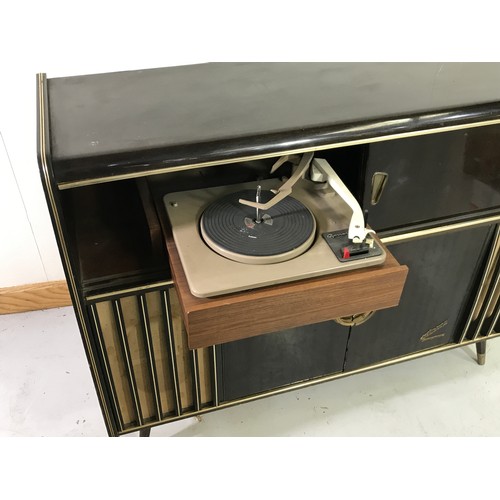 3084 - VINTAGE RADIOGRAM WITH GARRARD RECORD DECK