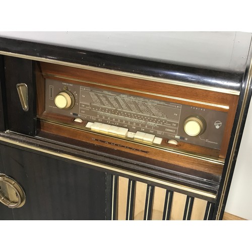 3084 - VINTAGE RADIOGRAM WITH GARRARD RECORD DECK