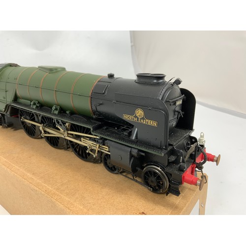 594 - UK 7MM SCALE 0 GAUGE BUILT A1 PACIFIC LOCOMOTIVE 60147 NORTH EASTERN, A DJH KIT IN BR LINED GREEN, M... 