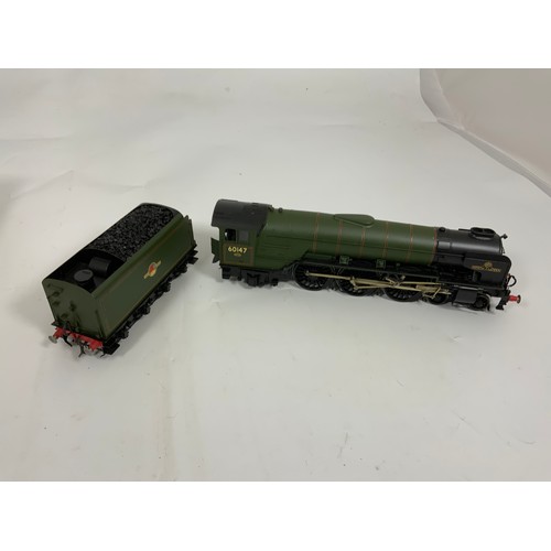 594 - UK 7MM SCALE 0 GAUGE BUILT A1 PACIFIC LOCOMOTIVE 60147 NORTH EASTERN, A DJH KIT IN BR LINED GREEN, M... 