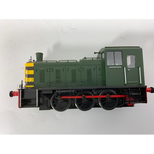 573 - FINE SCALE BRASS BOXED 0 GAUGE CLASS 04 SHUNTER LOCOMOTIVE BR GREEN LIVERY, A BACHMANN BRASSWORKS 0 ... 