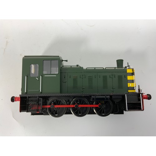 573 - FINE SCALE BRASS BOXED 0 GAUGE CLASS 04 SHUNTER LOCOMOTIVE BR GREEN LIVERY, A BACHMANN BRASSWORKS 0 ... 