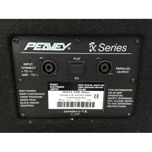 3086 - PAIR OF LARGE PEAVEY SPEAKERS