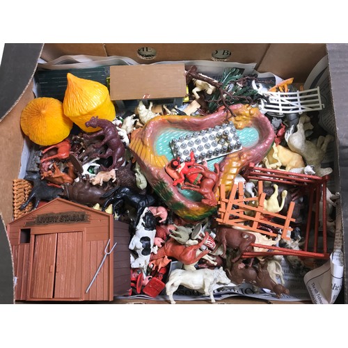 186 - VARIOUS ASSORTED FARM ANIMALS MOSTLY PLASTIC AND SIMILAR MAKES