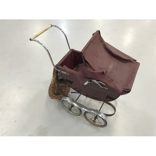 156 - VINTAGE DOLL’S  PRAM