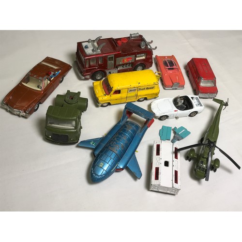 355 - CORGI BUICK REGAL, JAMES BOND TOYOTA 2000 GT, CARLTON FAB 1, DINKY THUNDERBIRD T2, & OTHER DINKY TOY... 