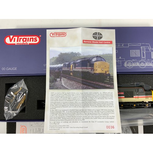 488 - VITRAINS MODEL V2051, CLASS 37 37420 IN INTERCITY LIVERY THE SCOTTISH HOSTELLER WITH ACCESSORY PACK ... 