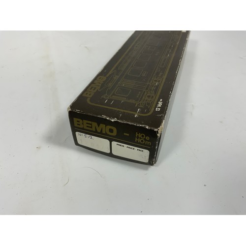 463 - BEMO HOM BOXED MODEL 1265 RHB RAIL CAR ABe 4/4 502 IN BOXED CONDITION