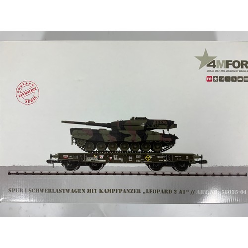 595 - MODEL RAILWAY SCALE 1 GAUGE MARKLIN 4MFOUR METAL MILITARY MISSION LIMITED EDITION ARTICLE NUMBER 580... 