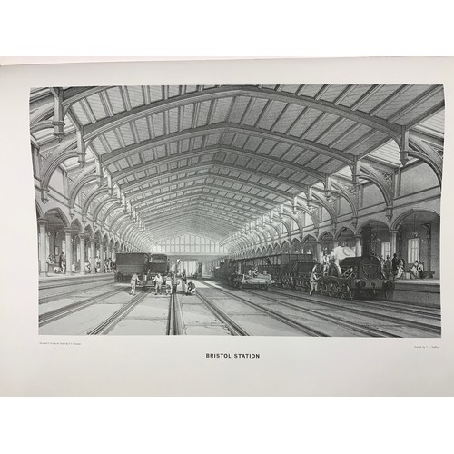 50 - A LARGE RAILWAY BOOK BOURNE'S GREAT WESTERN RAILWAY, PRESENTED FOR DAVID AND CHARLES 21ST BIRTHDAY E... 