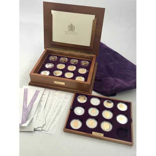 3652 - QUEEN ELIZABETH II GOLDEN JUBILEE PROOF COIN COLLECTION, 23/24 COINS IN TOTAL, SILVER (925 AND 999) ... 