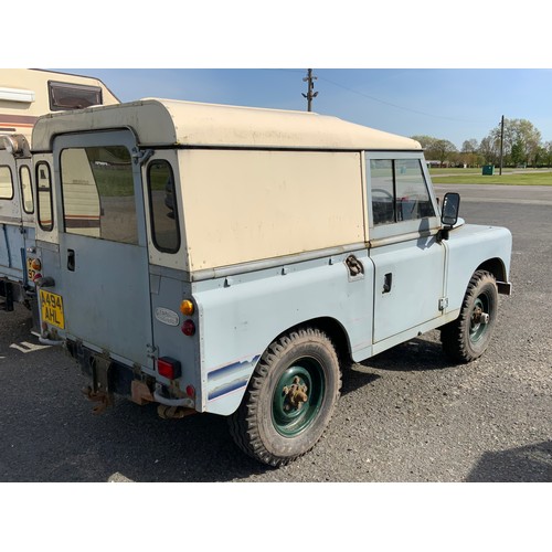 14 - LAND ROVER  A494 AHL, FIRST REGISTERED 17.04.1984, MODEL 88 4 CYL 2500 CC DIESEL, MOT EXPIRED 02.12.... 