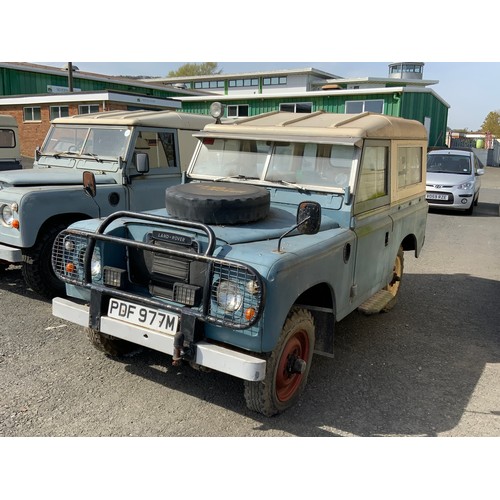 13 - LAND ROVER 88 PDF 977M, FIRST REGISTERED 18.04.1974, DIESEL

The successful bidder must pay for and ... 