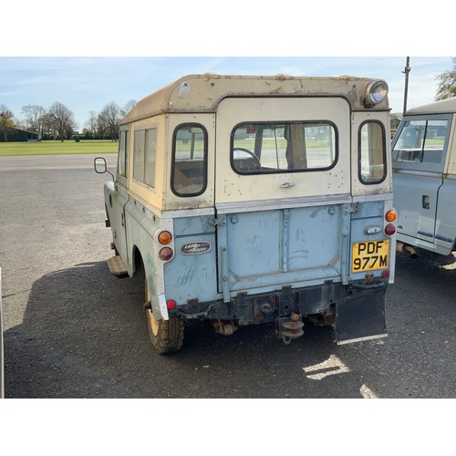 13 - LAND ROVER 88 PDF 977M, FIRST REGISTERED 18.04.1974, DIESEL

The successful bidder must pay for and ... 