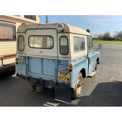 13 - LAND ROVER 88 PDF 977M, FIRST REGISTERED 18.04.1974, DIESEL

The successful bidder must pay for and ... 