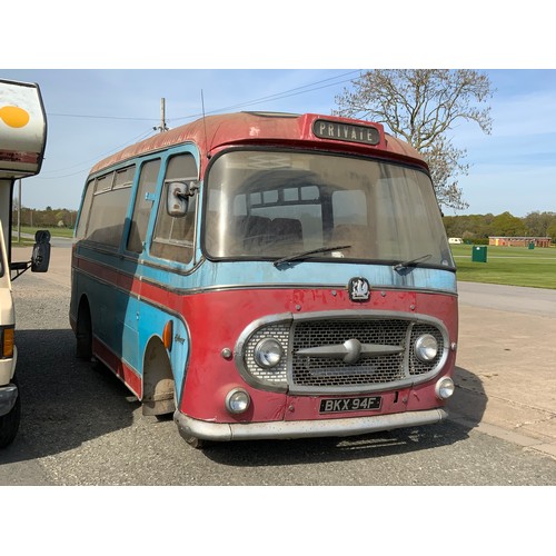 1 - BUS / COACH BKX 94F, BEDFORD J2 SZ10 COACH, PLAXTON EMBASSY BODYWORK, C20F, FIRST REGISTERED 19.02.1... 