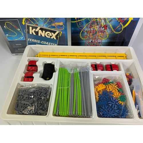 97 - K'NEX 3 FEET TALL FERRIS WHEEL 15116, UNSEALED, CONTENTS NOT CHECKED WITH K'NEX FERRIS-COASTER WHEEL... 