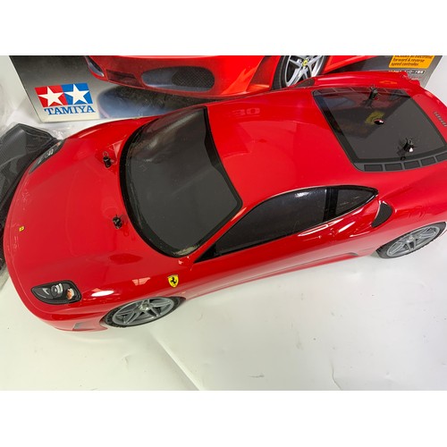 TAMIYA BOXED FERRARI F430 (TT-01) FINISHED BODY 1:10 SCALE, 58343