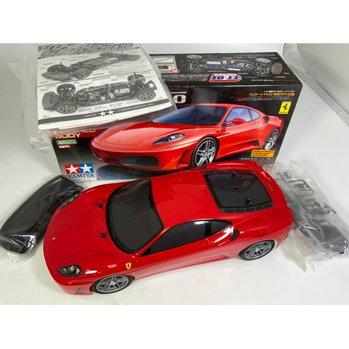 TAMIYA BOXED FERRARI F430 (TT-01) FINISHED BODY 1:10 SCALE, 58343