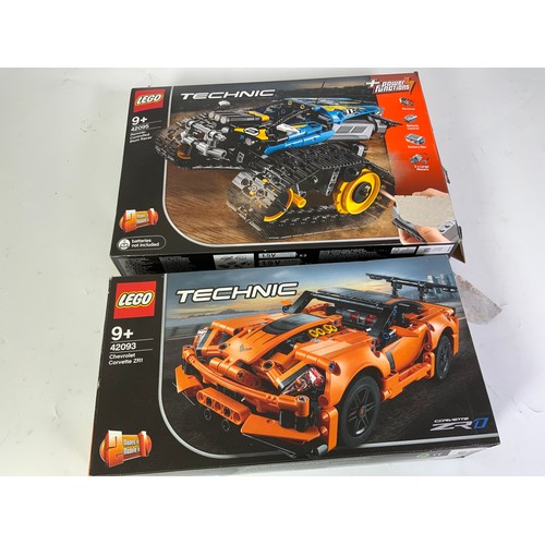 116 - LEGO TECHNIC 8865, 8837, 42095, 42093 BOXED, UNSEALED AND CONTENTS UNCHECKED PLUS UNBOXED LEGO TECHN... 