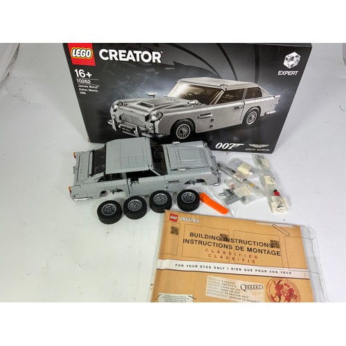 120 - LEGO CREATOR 10262 JAMES BOND ASTON MARTIN DB5, BOXED, UNSEALED AND CONTENTS UNCHECKED