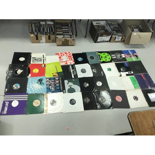 107 - 2 BOXES OF ‘OLD SCHOOL’ 1990s LPs, INC. DEMOS ETC.