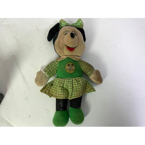 162 - VINTAGE MINI MOUSE OF MICKEY MOUSE CLUB MODEL TOGETHER WITH A COLLECTION OF VARIOUS CHAD VALLEY PUPP... 