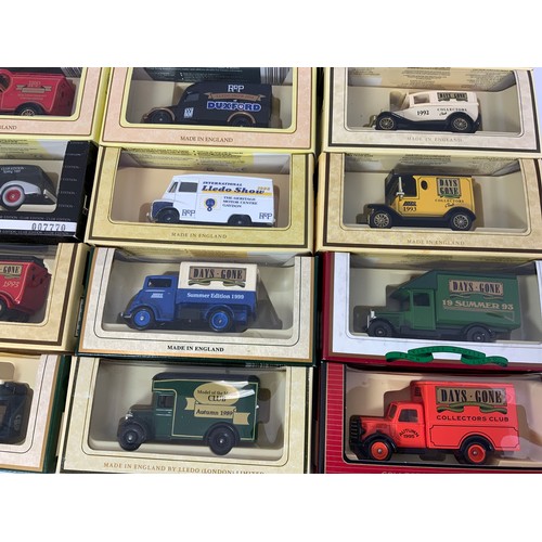 338 - 24 BOXED LLEDO MODELS INCLUDING A NUMBER OF BLACK BOXED CLUB LIMITED EDITION MODELS