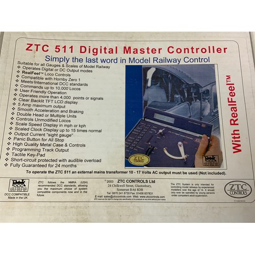 399 - A ZTC511 DIGITAL MASTER MODEL RAILWAY CONTROLLER FROM ZTC CONTROLS PLUS ZTC FOOTPLATE SET WITH REAL ... 