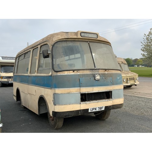 2 - BEDFORD BUS / COACH UPK78F BEDFORD J2 SZ10 PLAXTON EMBASSY C20F
CHASSIS NO 108086
BODY NO 688014
NEW... 