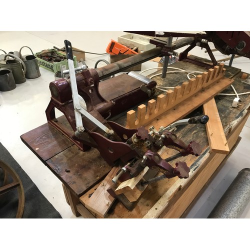 260 - THE MAJOR WOOD LATHE WITH ACCESSORIES