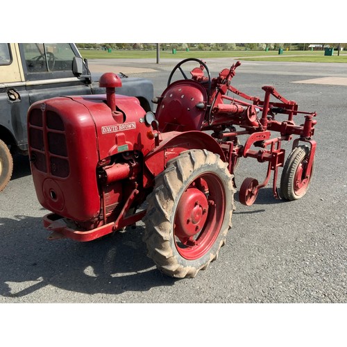 17 - VINTAGE TRACTOR, DAVID BROWN 2D VINEYARD TRACTOR, REGISTERED 16.04.1958 PJB498. BELIVED TO BE EX GRO... 