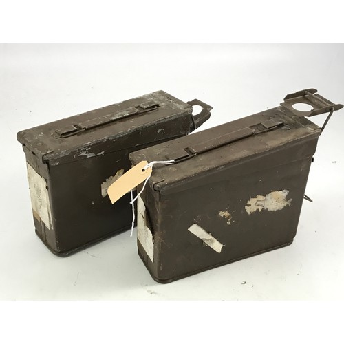 378 - 2 AMMUNITION BOXES