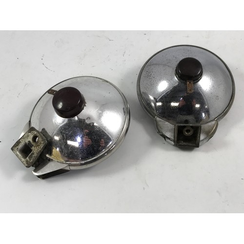 411 - 2 EMERGANCY VEHICLE SPOT LIGHTS BY FARLITE APPROX 14 cms DIAMETER