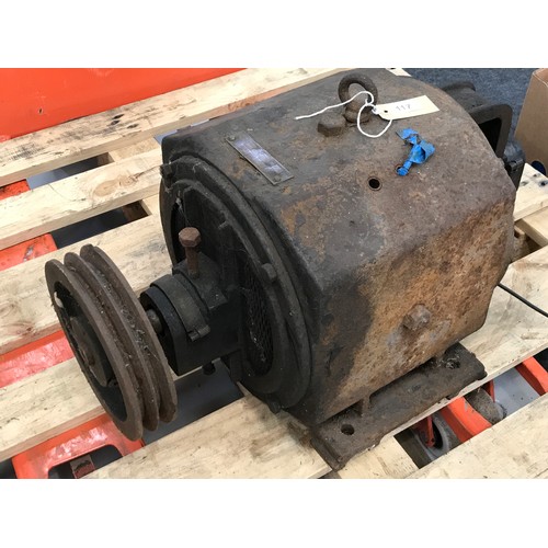 117 - HEAVY DUTY OPEN ARMATURE ELECTRIC MOTOR