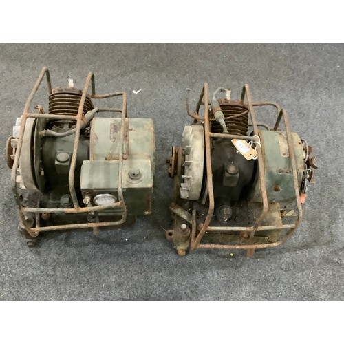 114 - TWO EX MILITARY GENERATORS