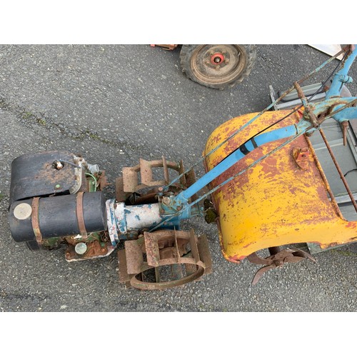 60 - VINTAGE AGRICULTURAL CLIFFORD ROTAVATOR, WITH JAP ENGINE