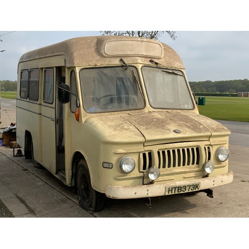 10 - BEDFORD J1 AMBULANCE, WITH A HAWSON / WADHAM STRINGER BODY, (2 AXLE REGID BODY MOTOR CARAVAN FORMER ... 