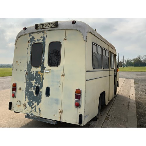 10 - BEDFORD J1 AMBULANCE, WITH A HAWSON / WADHAM STRINGER BODY, (2 AXLE REGID BODY MOTOR CARAVAN FORMER ... 