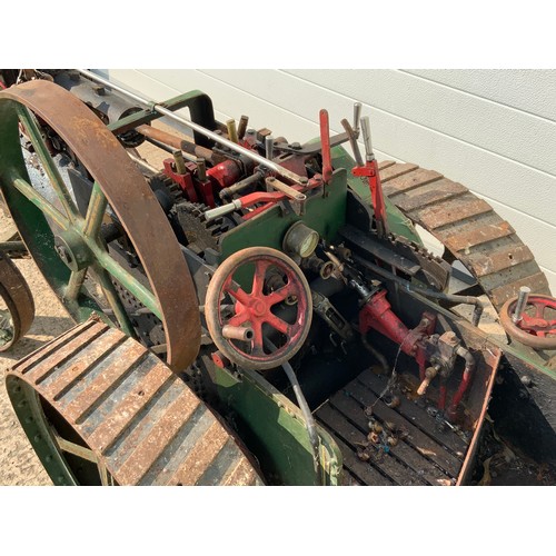 700 - WILLIAM FOSTER & CO LINCOLN LARGE SCALE STEAM AGRICULTURAL STEAM ENGINE, BELIEVED TO BE 4 INCH SCALE... 