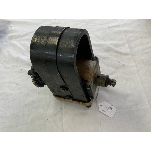 688 - AMANCO ENGINE 403720 4HP (with mag) WITH SINGLE CYLINDER OPEN CRANK TWIN FLY WHEEL HOPPER COOLING TA... 