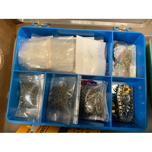 259 - LARGE QUANTITY OF VARIOUS ACCESSORIES AND CAR PARTS IN PART OPENED CONDITION