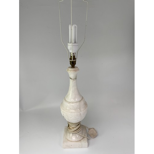 318 - ALABASTER LAMP