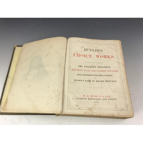 98 - BUNYAN'S CHOICE WORKS, W.R. M'PHUN & SON, 1865