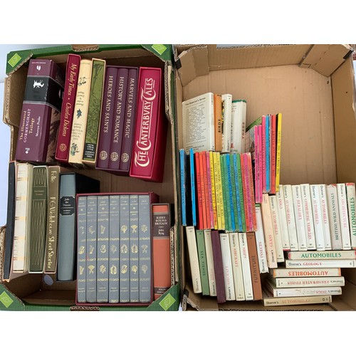 87 - BOOKS INC. OBSERVERS, LADYBIRD & FOLIO SOCIETY 2 TRAYS