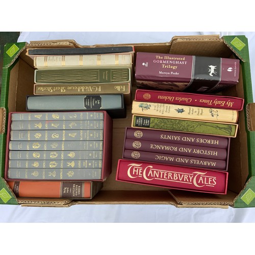 87 - BOOKS INC. OBSERVERS, LADYBIRD & FOLIO SOCIETY 2 TRAYS