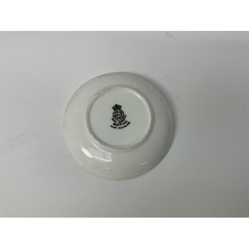 90 - ROYAL WORCESTER PIN DISH, DECORATED FRUIT SIG. MAYBERRY